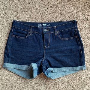Old Navy Dark Wash Jean Shorts